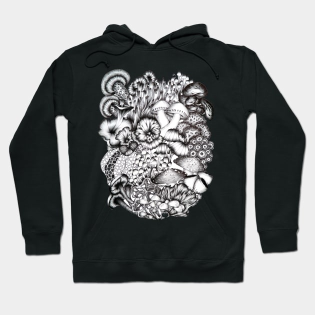 A Medley of Mushrooms Hoodie by ECMazur